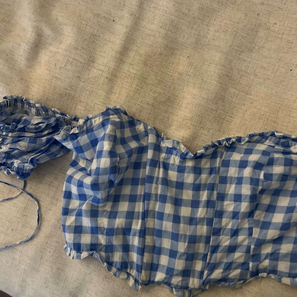 For Love and Lemons Gingham top